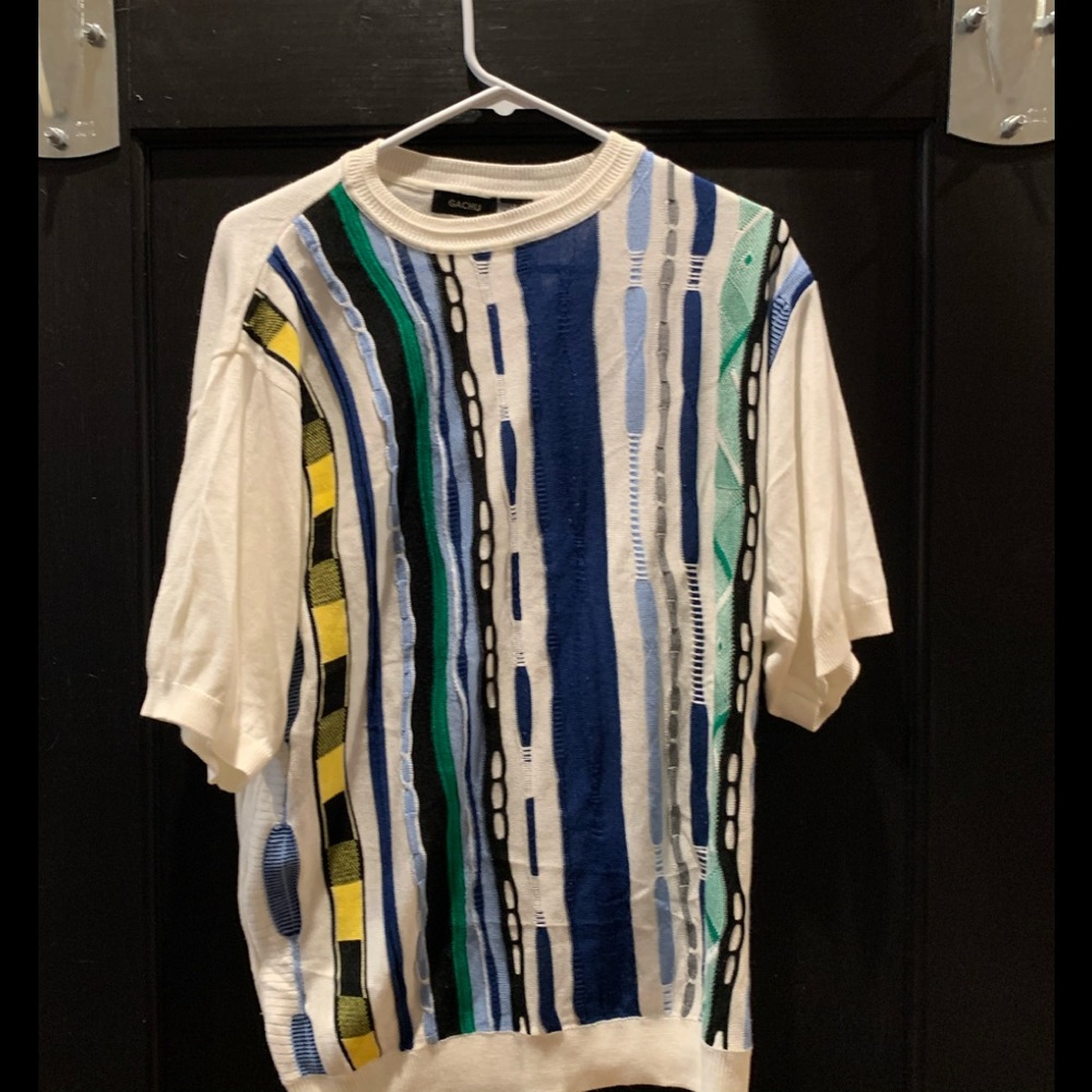 Men’s vintage Gachu short sleeve sweater